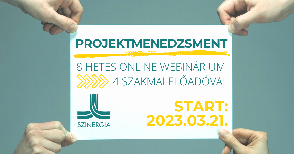 Projektmenedzsment Online 2023 - Webinárium